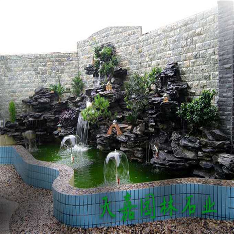 高唐小庭院水景设计